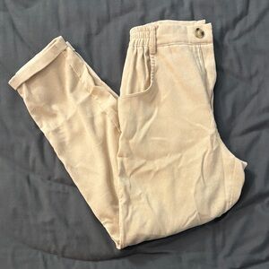 SHEIN Cream Straight Leg Pants